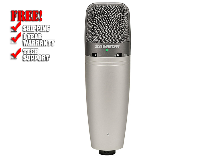 Samson C03U Multi-Pattern USB Studio Condenser Microphone