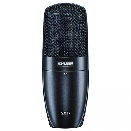 Shure SM27 Multi-Purpose Microphone with Comfort-Fit In-Ear Headphones (black) Package