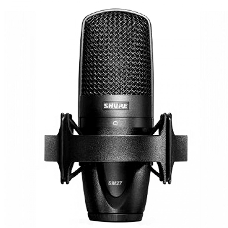 Shure SM27 Multi-Purpose Microphone with Comfort-Fit In-Ear Headphones (black) Package