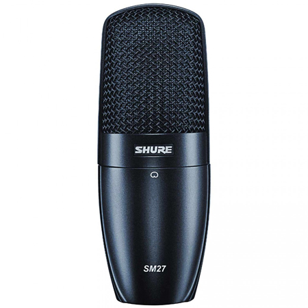 Shure SM27 Multi-Purpose Microphone with Sanitizer Spray Package