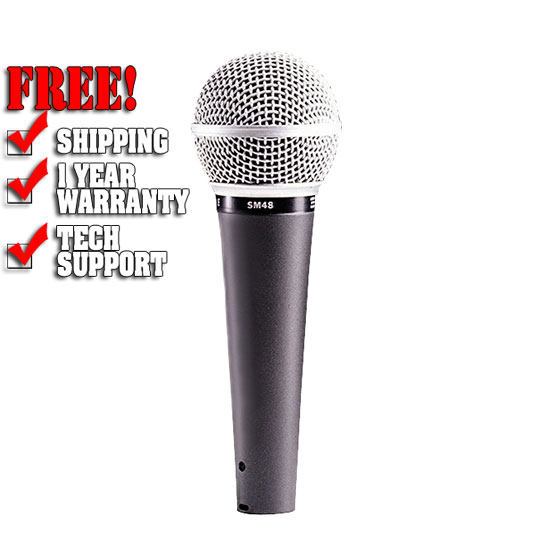 Shure SM48-LC Vocal Microphone