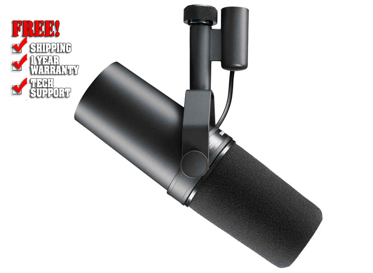 Shure SM7B microphone for radio and television – Teko Broadcast