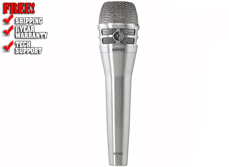 Shure KSM8/N Dynamic Handheld Vocal Mic - Nickel