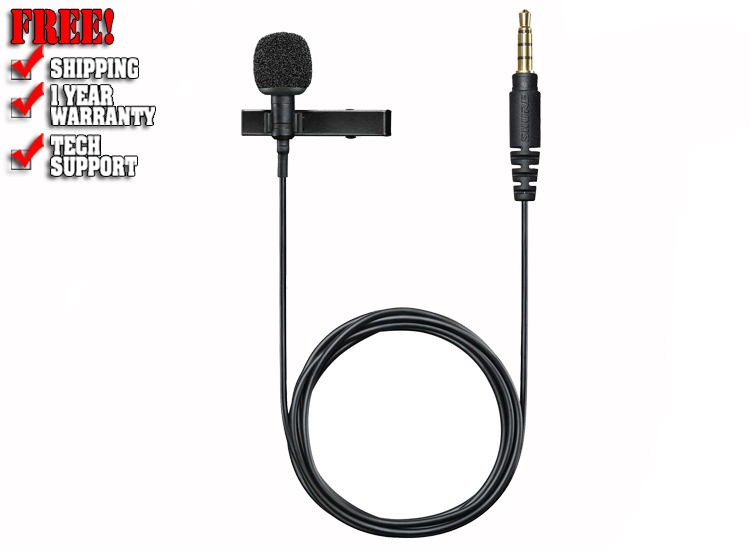 Shure Motiv MVL Condenser Lavalier Microphone
