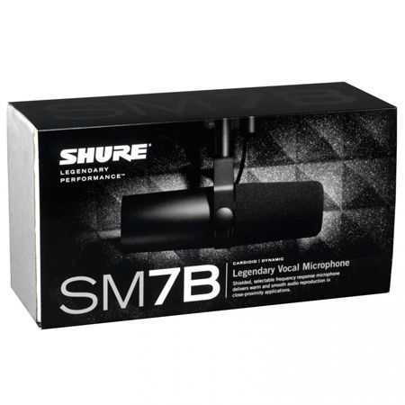 Shure SM7B Vocal Microphone with Marantz Professional Sound Shield Package