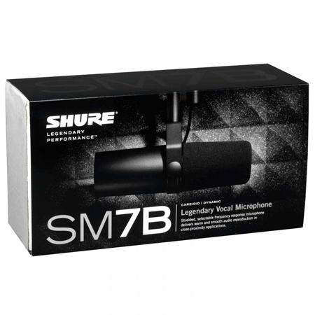 Shure SM7B Vocal Microphone with Marantz Professional Sound Shield Live Package