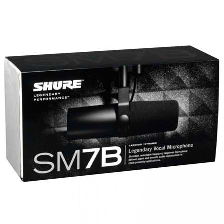 Shure SM7B Vocal Microphone with Marantz Professional Sound Shield Compact Package