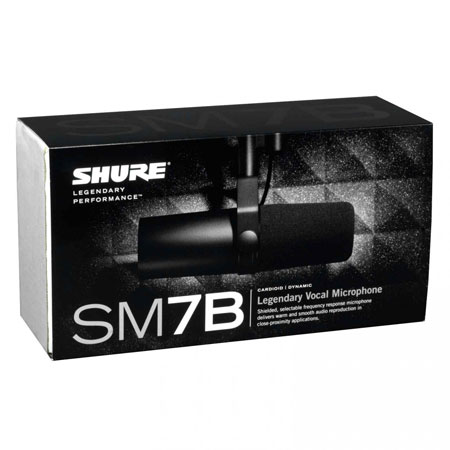 Shure SM7B Vocal Microphone for Broadcast, Radio, and TV