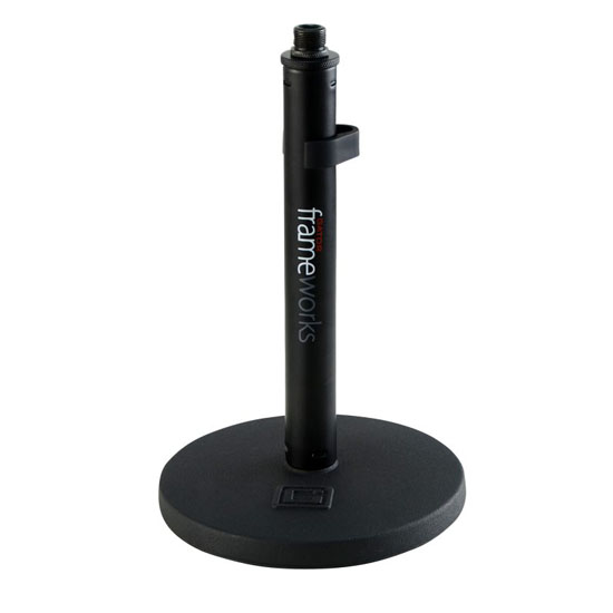 Gator Frameworks GFW-MIC-0600 Desktop Mic Stand with Round Base