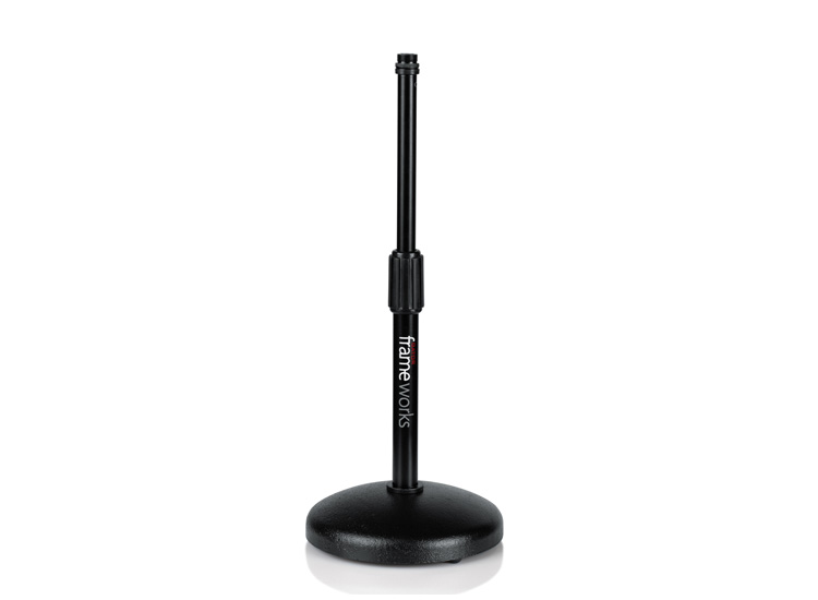 Gator Frameworks Round Base Desktop Mic Stand