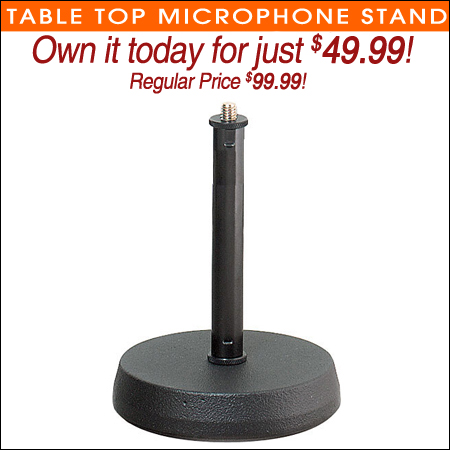 Table Top Microphone Stand