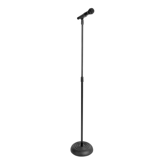 On-Stage MS7201B Round-Base Mic Stand