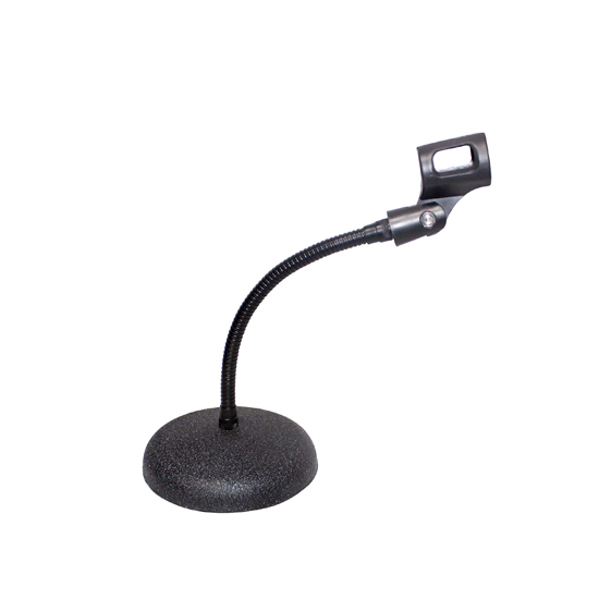 ProX T-MIC07 Gooseneck Desktop Microphone Stand With 6" Round Base