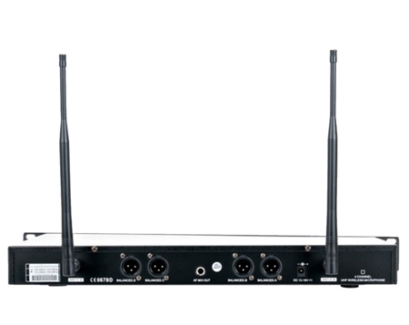 American Audio WU-419V 4-Channel UHF Wireless Handheld Microphone System