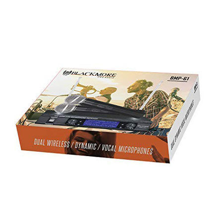 Blackmore Wireless Microphone System Black BMP-61