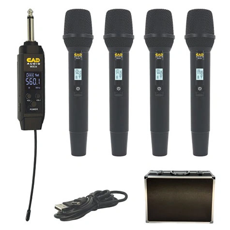 CAD Audio AMS-WX54 4-Channel Wireless Handheld Microphone System
