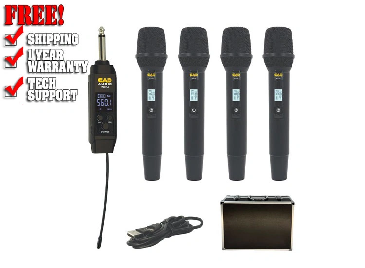 CAD Audio AMS-WX54 4-Channel Wireless Handheld Microphone System