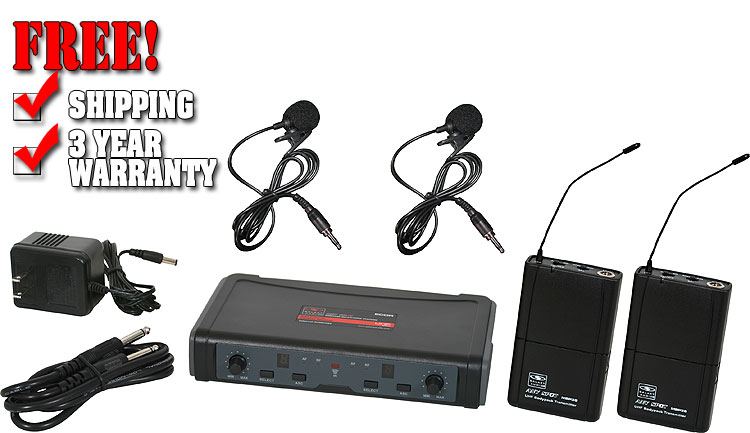 Galaxy Audio ECDR38VV Wireless Microphone