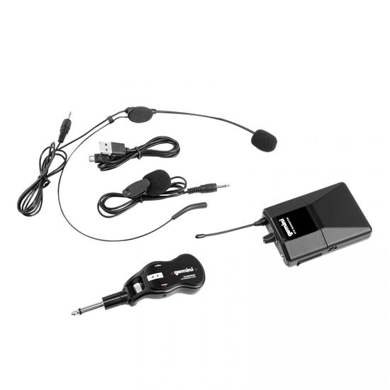 Gemini GMU-HSL100 UHF Wireless Hands Free Microphone System
