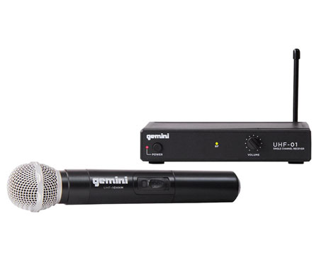 Gemini UHF-01M Wireless Handheld Microphone System
