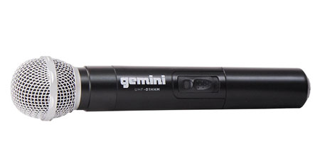 Gemini UHF-01M Wireless Handheld Microphone System