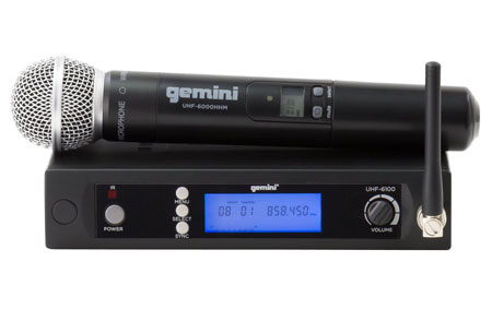 Gemini UHF-6100M UHF Handheld Wireless Mic System