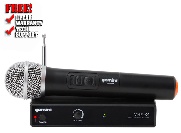 Gemini VHF-01M VHF Handheld Wireless Mic System