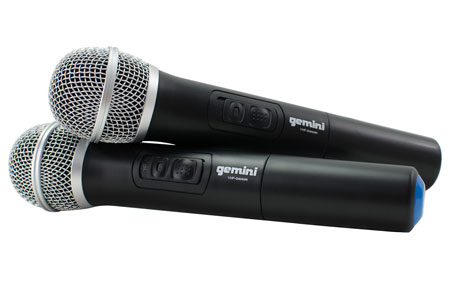 Gemini VHF-02M VHF Dual Wireless Handheld Mic