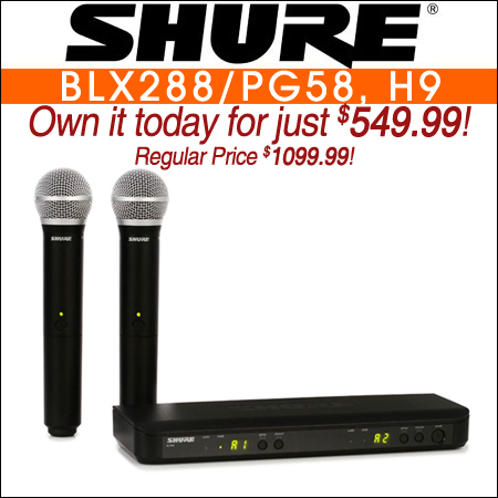 Shure BLX288/PG58  - H9 Band