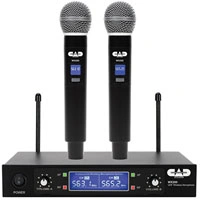 CAD Audio AMS-WX200 UHF Wireless Dual Handheld Microphone System