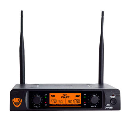 Nady DW-22 Dual Transmitter Digital Wireless Microphone System