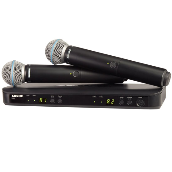 Shure BLX288/B58 Wireless Dual Vocal System with two Beta 58A