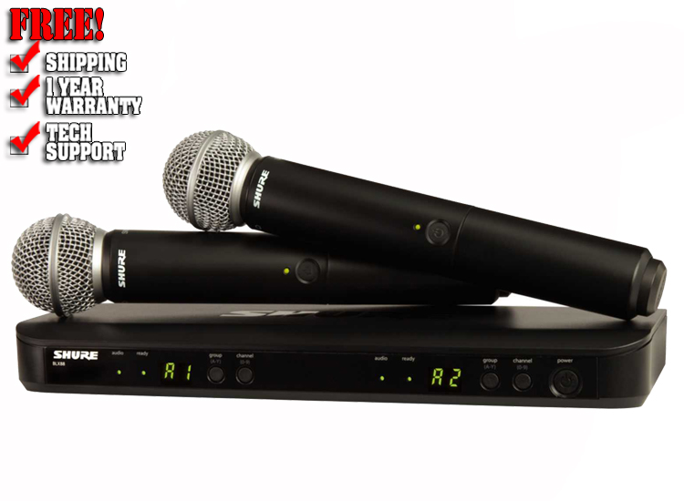 Shure BLX288/SM58 Dual SM58 Wireless Vocal System