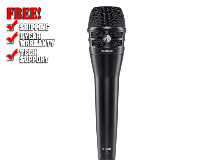 Shure KSM8/B Dynamic Handheld Vocal Mic - Black