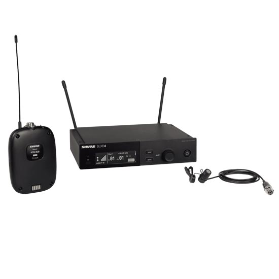 Shure SLXD14/85 Wireless System with SLXD1 Bodypack Transmitter and WL185 Lavalier Microphone