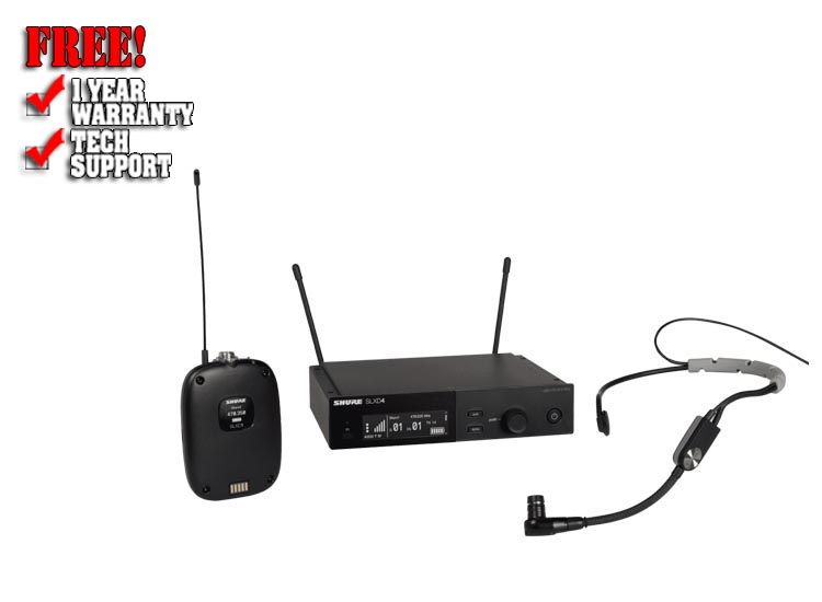 Shure SLXD14/SM35 Wireless System with SLXD1 Bodypack Transmitter and SM35 Headset Microphone