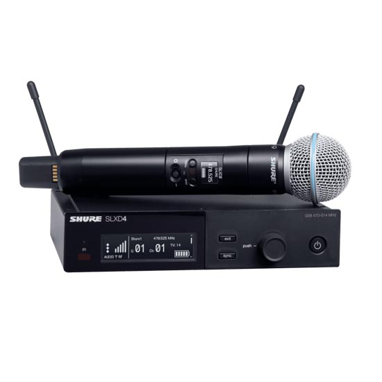 Shure SLXD24/B58 Wireless System with Beta®58A Handheld Transmitter