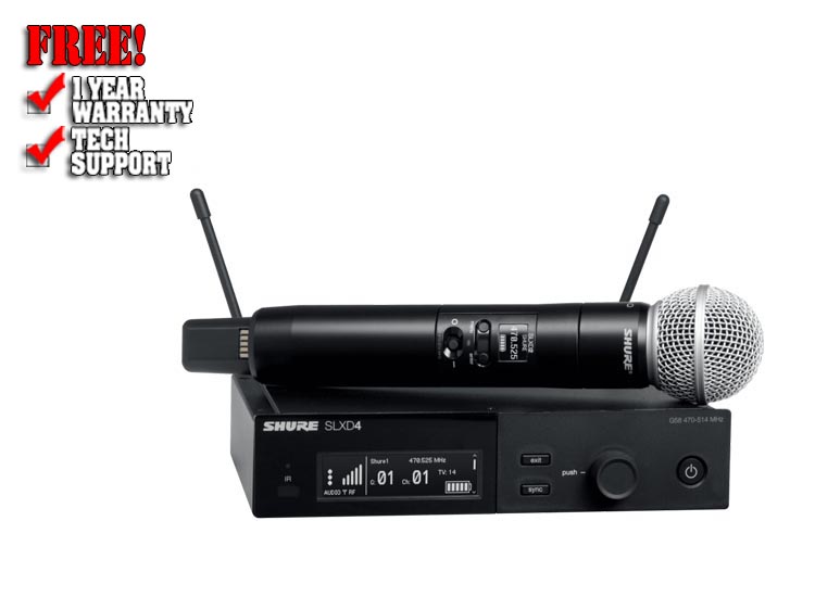 Shure SLXD24/SM58 Wireless System with SM58® Handheld Transmitter