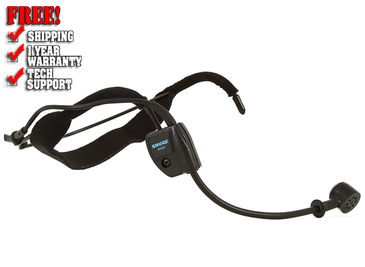 Shure WH20TQG Cardioid Headworn Dynamic Microphone, Tqg
