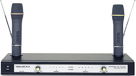 VHF-77  2 Channel VHF Rechargeable Wireless & System