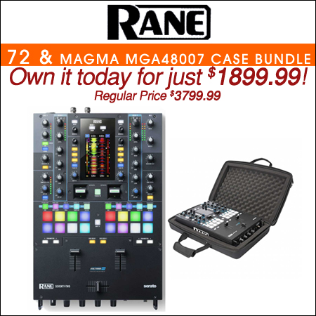 Rane Seventy-Two & MAGMA MGA48007 Case Bundle