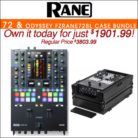 Rane Seventy-Two & ODYSSEY FZRANE72BL Case Bundle