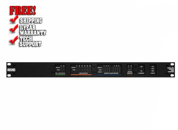 Rane Commercial HAL3s Multiprocessor