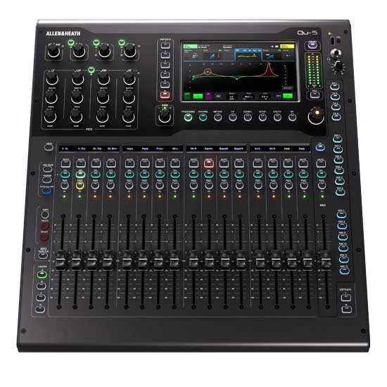 Allen & Heath Qu-5 Rear Panel With Audio And Connectivity Ports