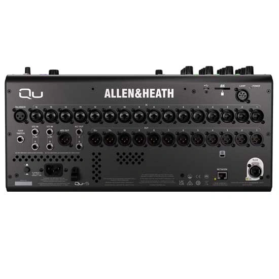 Allen & Heath Qu-5 Input And Output Connection Panel