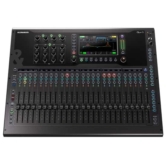 Allen & Heath Qu-6 38-Channel Digital Mixer Front View