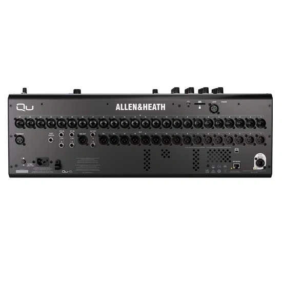 Allen & Heath Qu-6 Rear Panel With Audio And Connectivity Ports