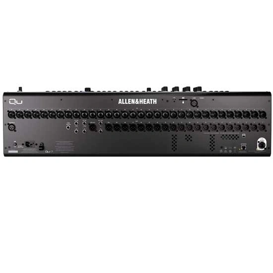 Allen & Heath Qu-7 Rear Panel With XLR Outputs And Connectivity Ports