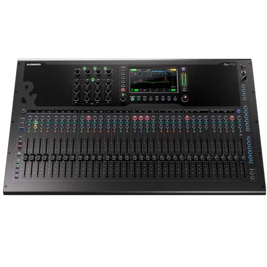 Allen & Heath Qu-7D With Dante 38-Input Digital Mixer Front View