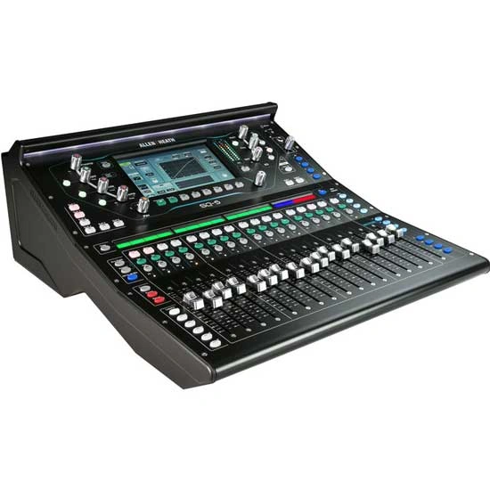 Allen & Heath SQ-5 Digital Mixer Channel Controls And Motorized Faders